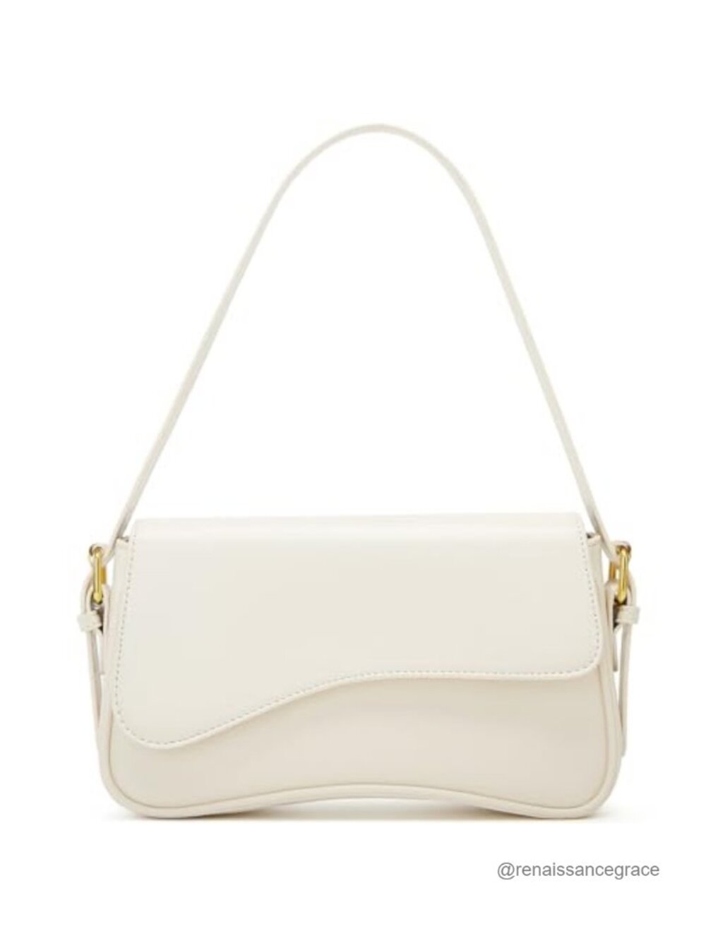 Y2K Shoulder Bag Women Crossbody Purse PU Leather Underarm Handbag Adjustable